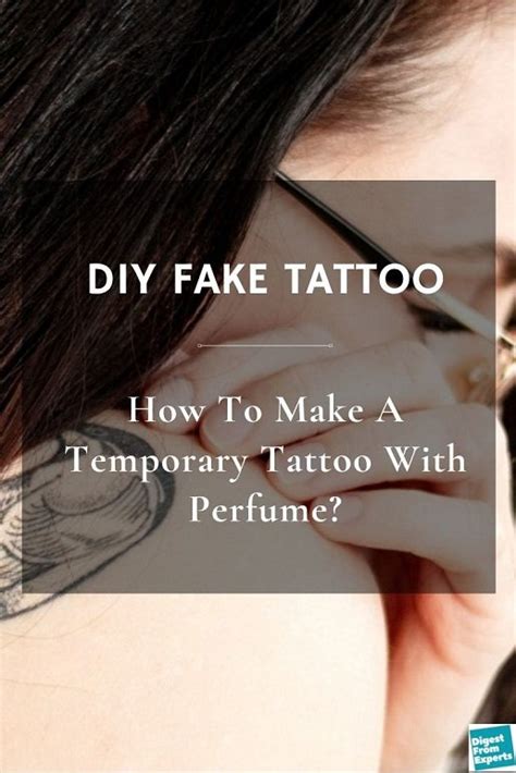 how to get a fake tattoo with paper and perfume|diy temporary tattoo designs.